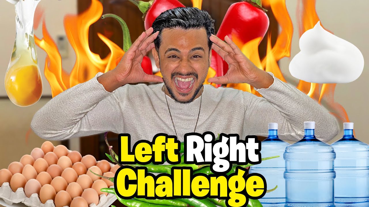 Left Right Challenge With My Friends || Eggs Se Sabka Bura Hall