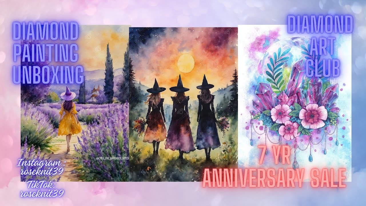 Ep 414: Diamond Painting Unboxing-7 Yr Anniversary Sale 