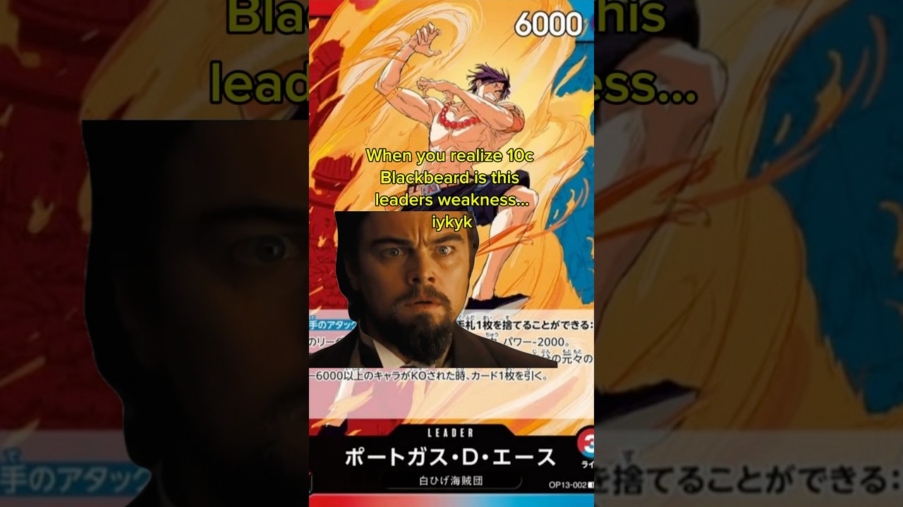 OP13 Ace Leader Is Lore Accurate😳😅 #onepiececardgame #onepiecetcg #optcg