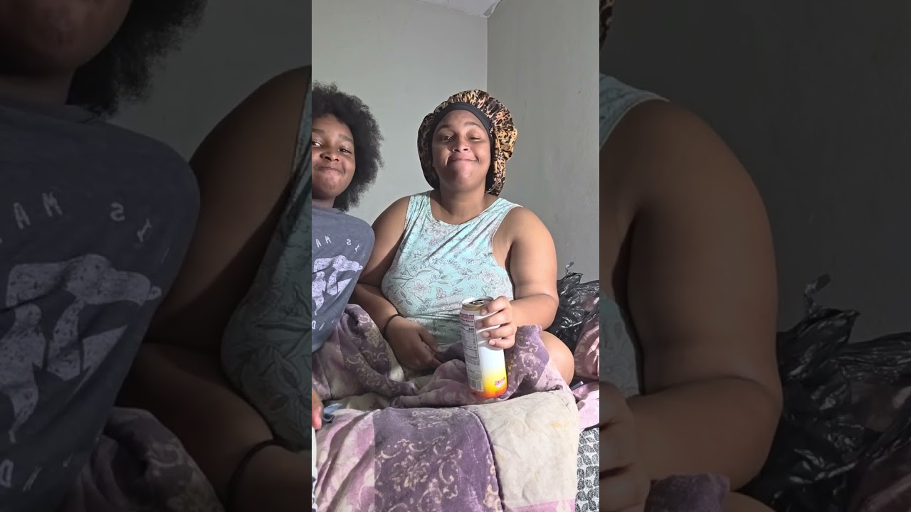 Having fun with my  mom.