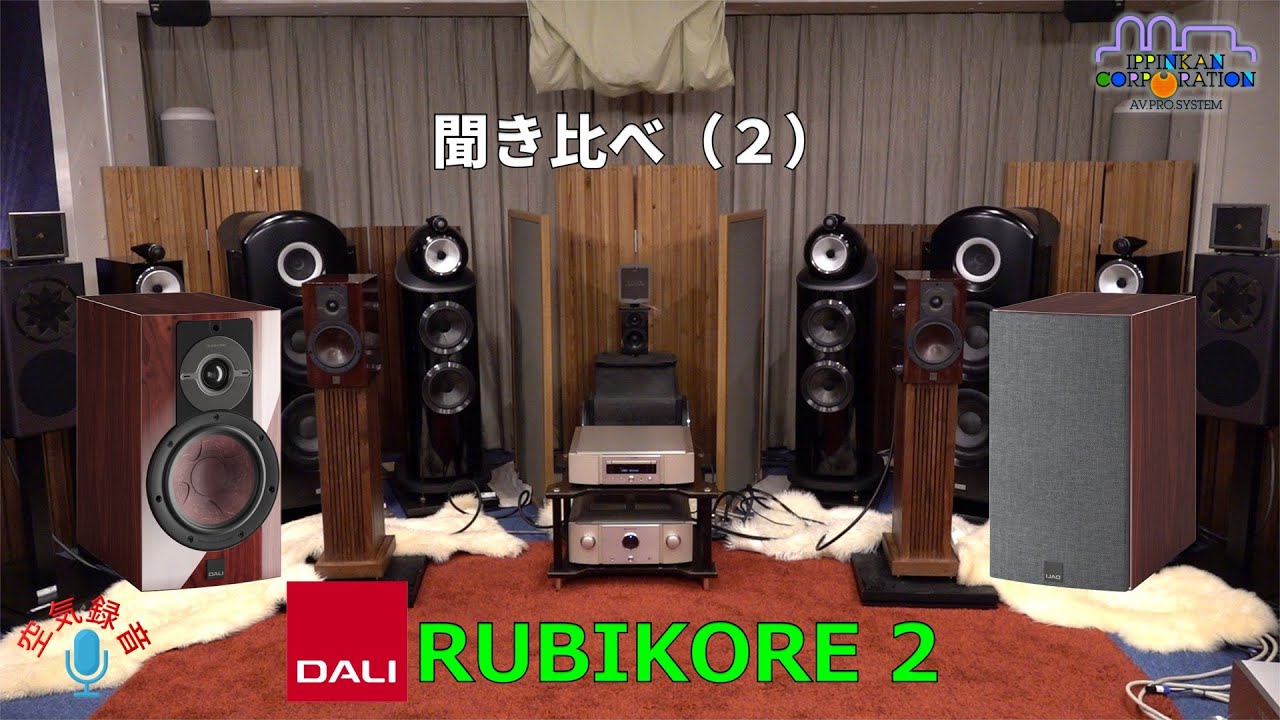 DALI RUBIKORE 2を聞いてみた・RUBIKORE2/6/8 聞き比べ（2）