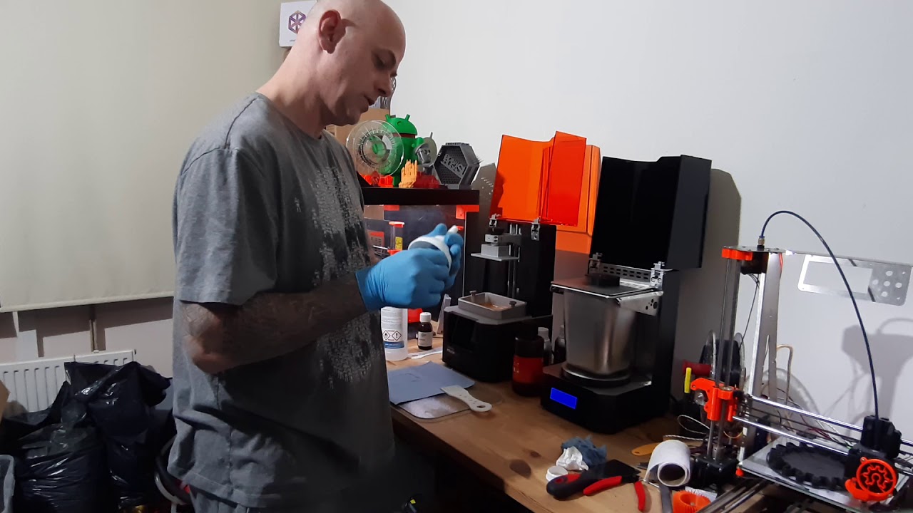 Original Prusa SL1 & CW1 beta test. (CW1 washing, drying and curing procedure)