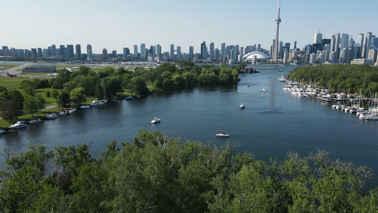Toronto Aerial View | Insane Toronto Island drone shots