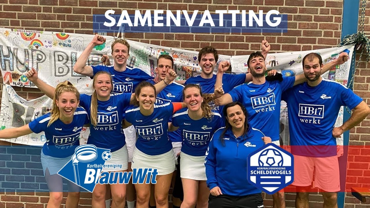 Samenvatting Blauw-Wit 1 vs Scheldevogels 17/12/2022