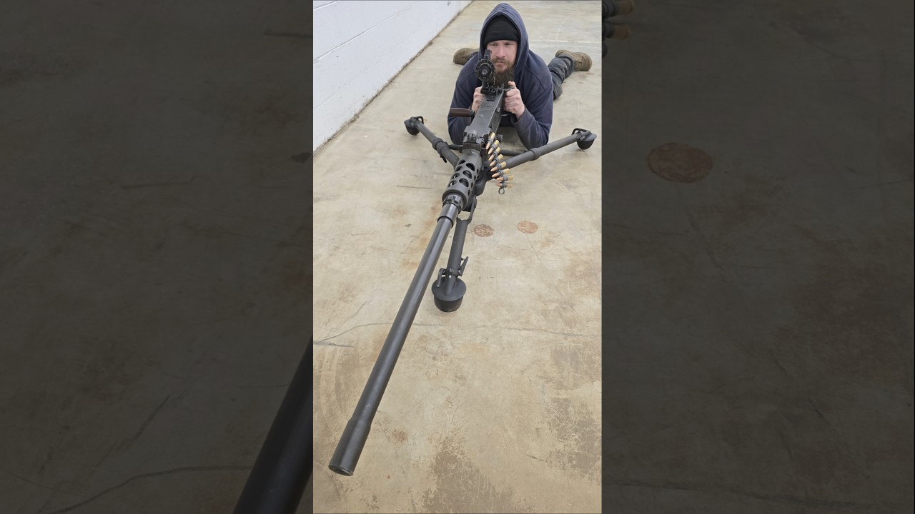(PART 1) M2HB 50cal Heavy Machine Gun - Assembly on M3 Tripod #military #army #ww2 #engineering #edc