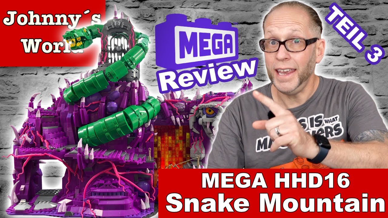 Die MEGA Snake Mountain Review - Was taugt das Top Masters of the Universe Set HHD16 ?