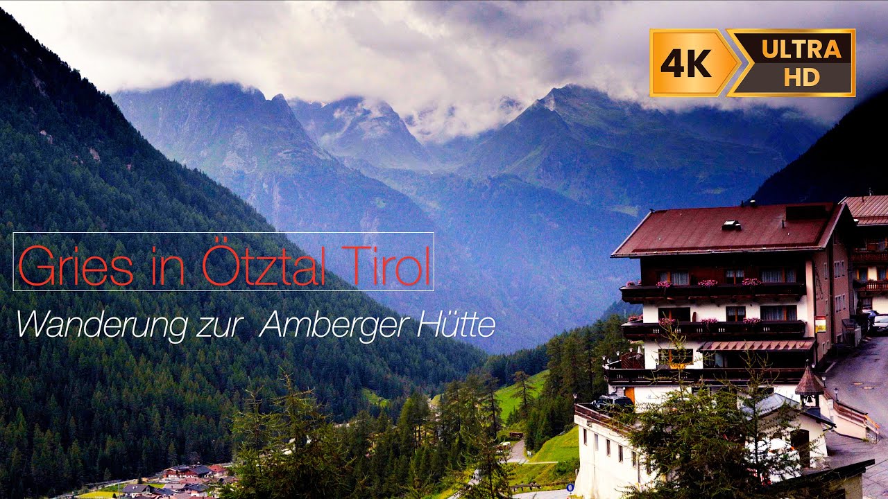 Very beautiful, light hike in Tirol, Alps. From Gries to Amberger H&uuml;tte. 6km, 500m Tirol, Alpen