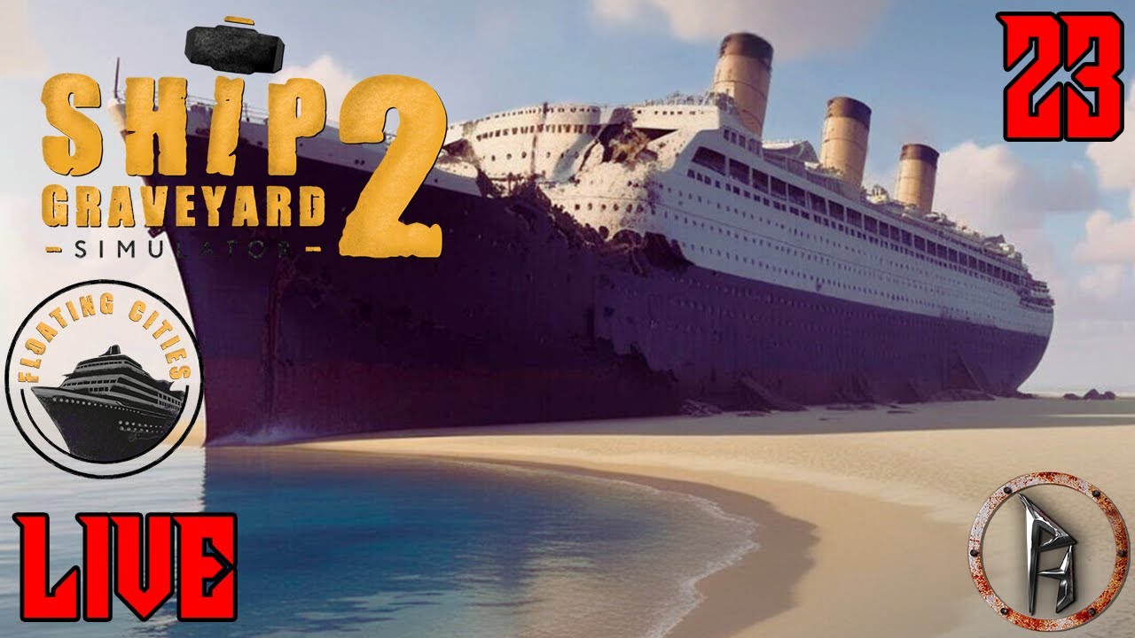 Ship Graveyard Simulator 2 - Live - Floating Cities DLC! ÚÚÚristen Very BIG!