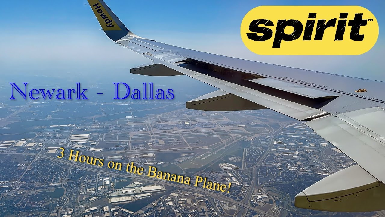 Flying on the Budget Banana Plane! | NK274 - Review | A320 NEO | Newark (EWR) - Dallas (DFW)