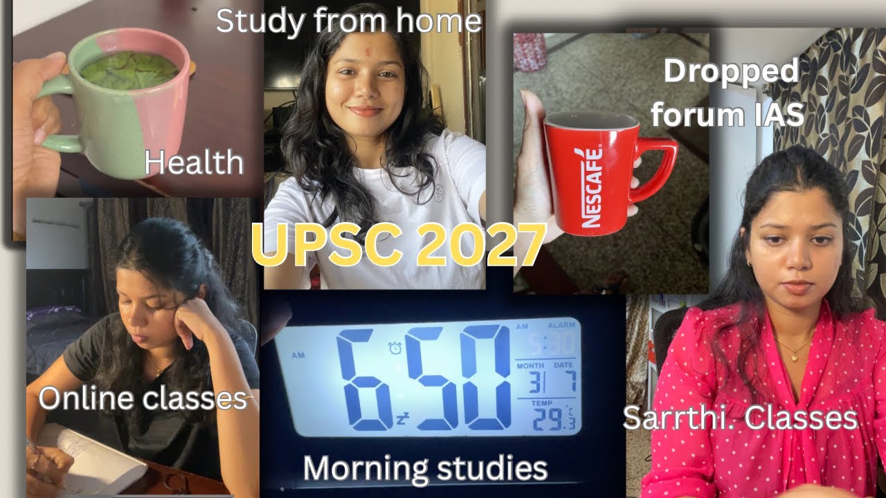 Productive study days -UPSC 2027 , online classes , finishing optional ,note making ,chores  #upsc