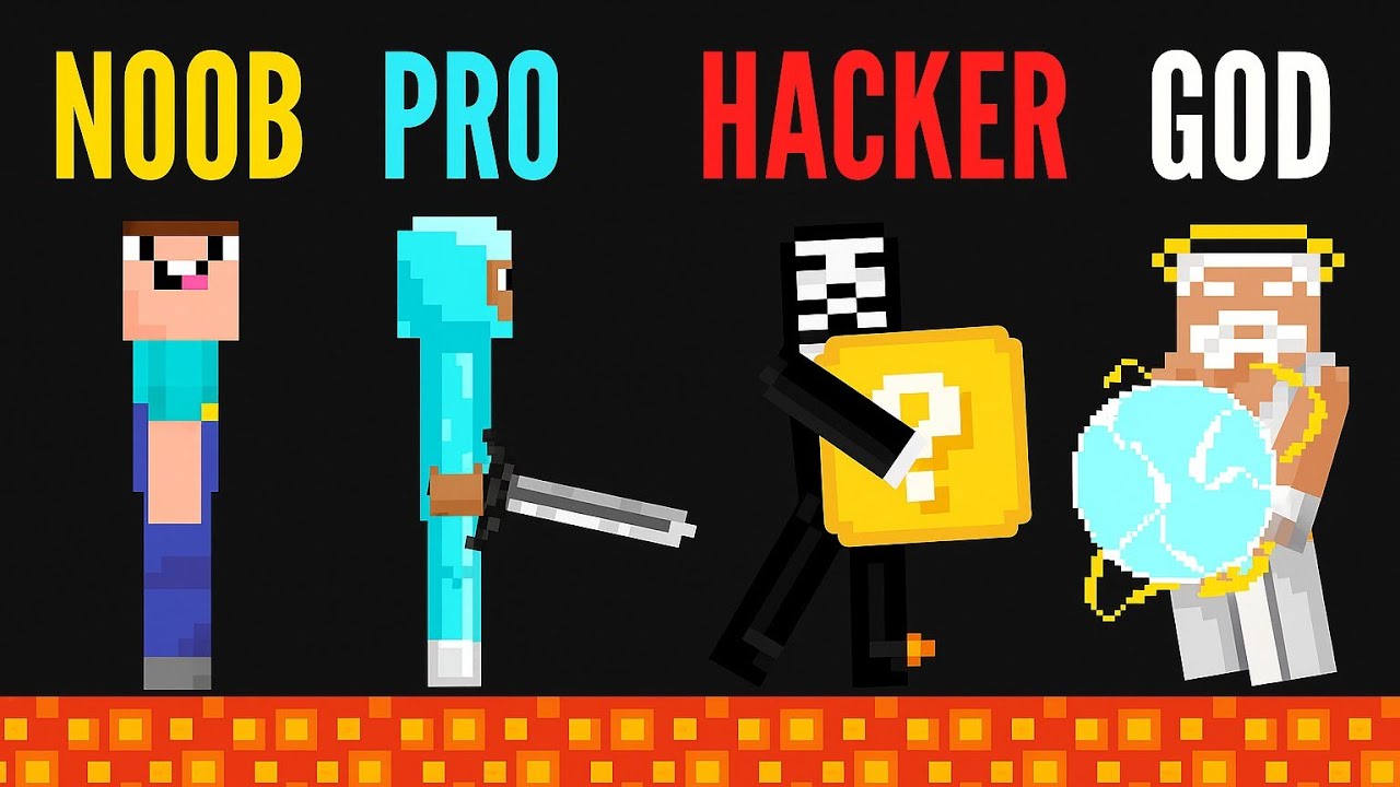 NOOB vs PRO vs HACKER vs GOD 4: Lucky Block
