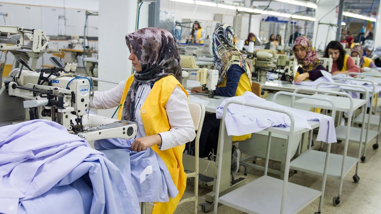 7 milyon lira yatırımla gömlek fabrikası açıldı