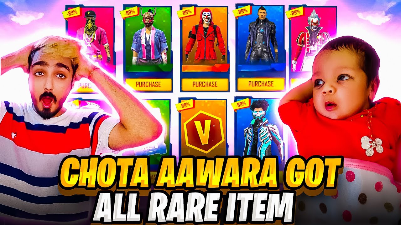 Chota AAWARA Got Rare Bundles || Make Noob To Pro Account || Free Fire