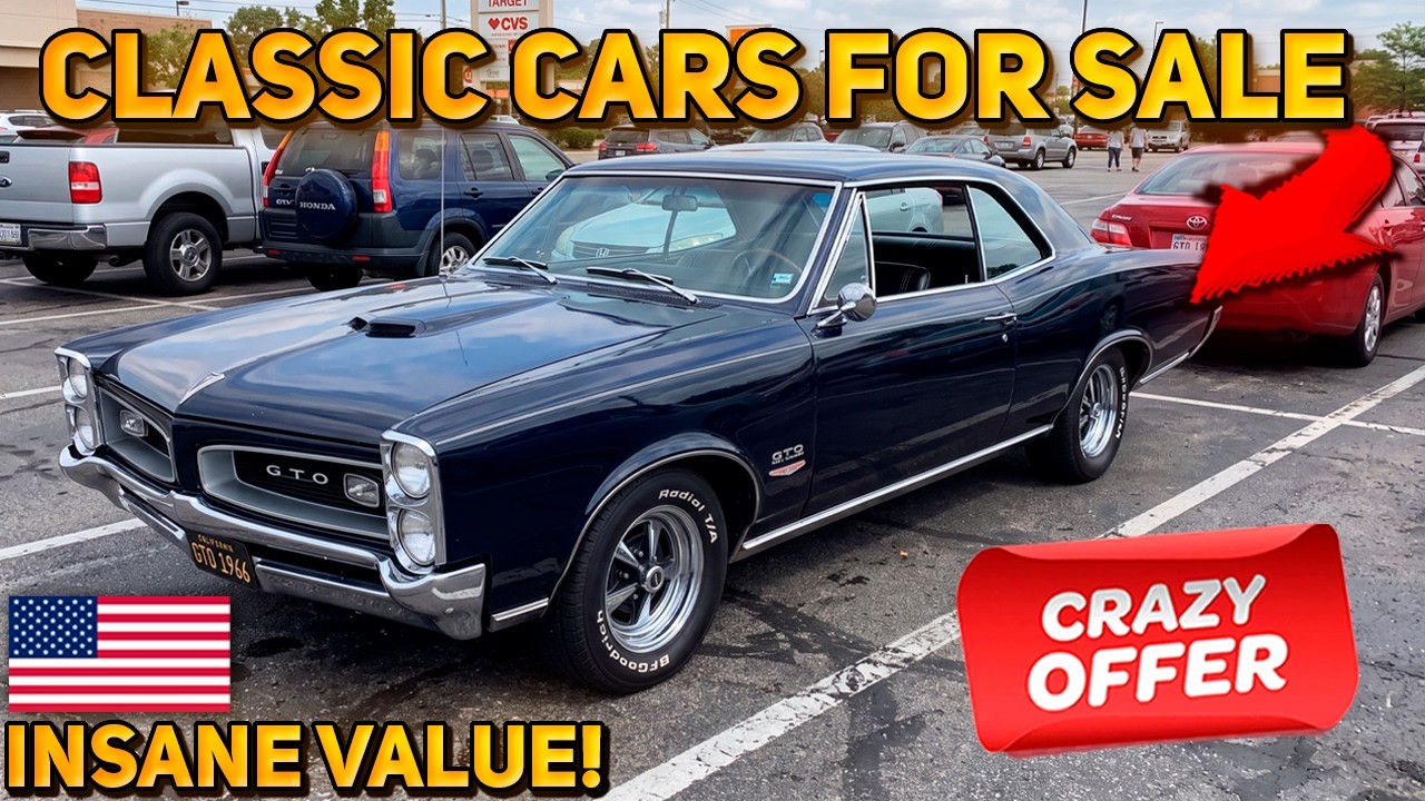 INSANE VALUE! 20 Classic Cars Under $7,000 Everyone Overlooked Until Now!