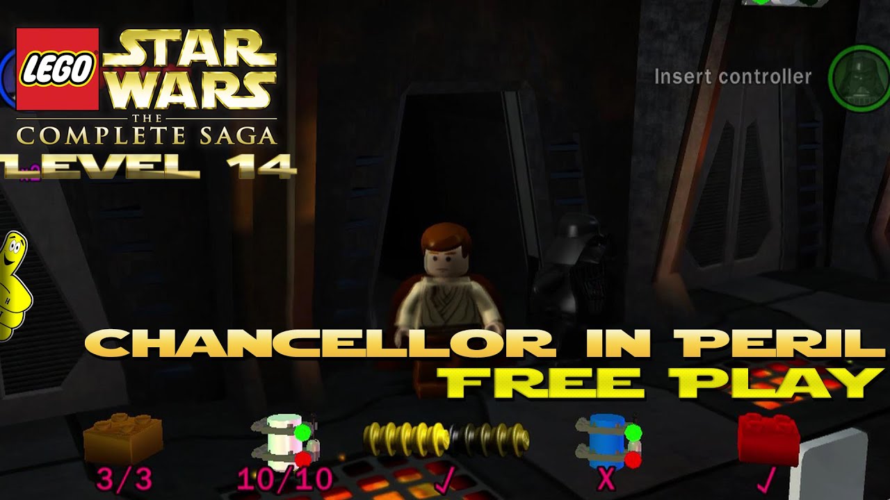 Lego Star Wars TCS: Эпизод 3, глава 2 / Канцлер в опасности. БЕСПЛАТНАЯ ИГРА (все предметы коллек...