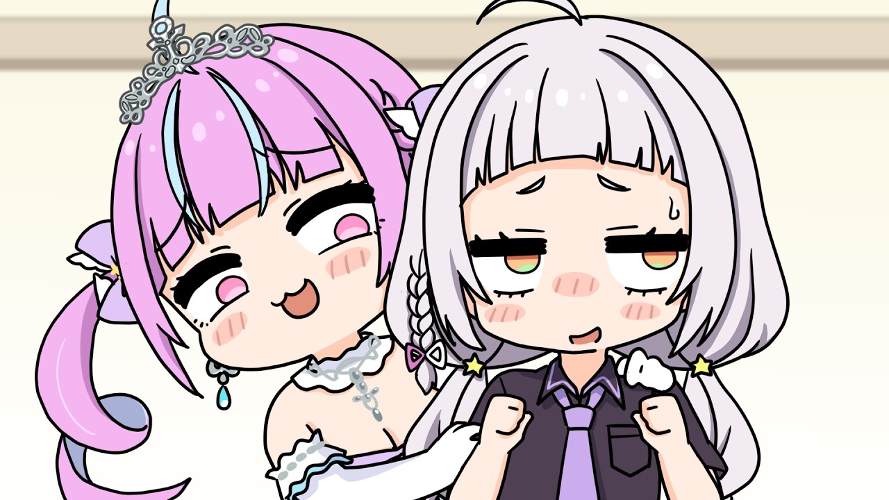 So Shion, did you cry?【Hololive AnimatedClip/Eng sub】【Minato Aqua/Murasaki Shion】