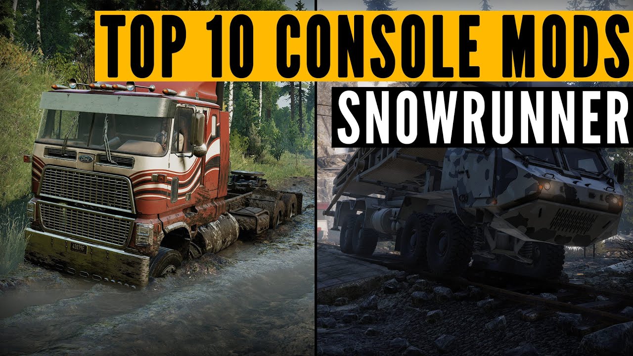 10 лучших консольных модов SnowRunner