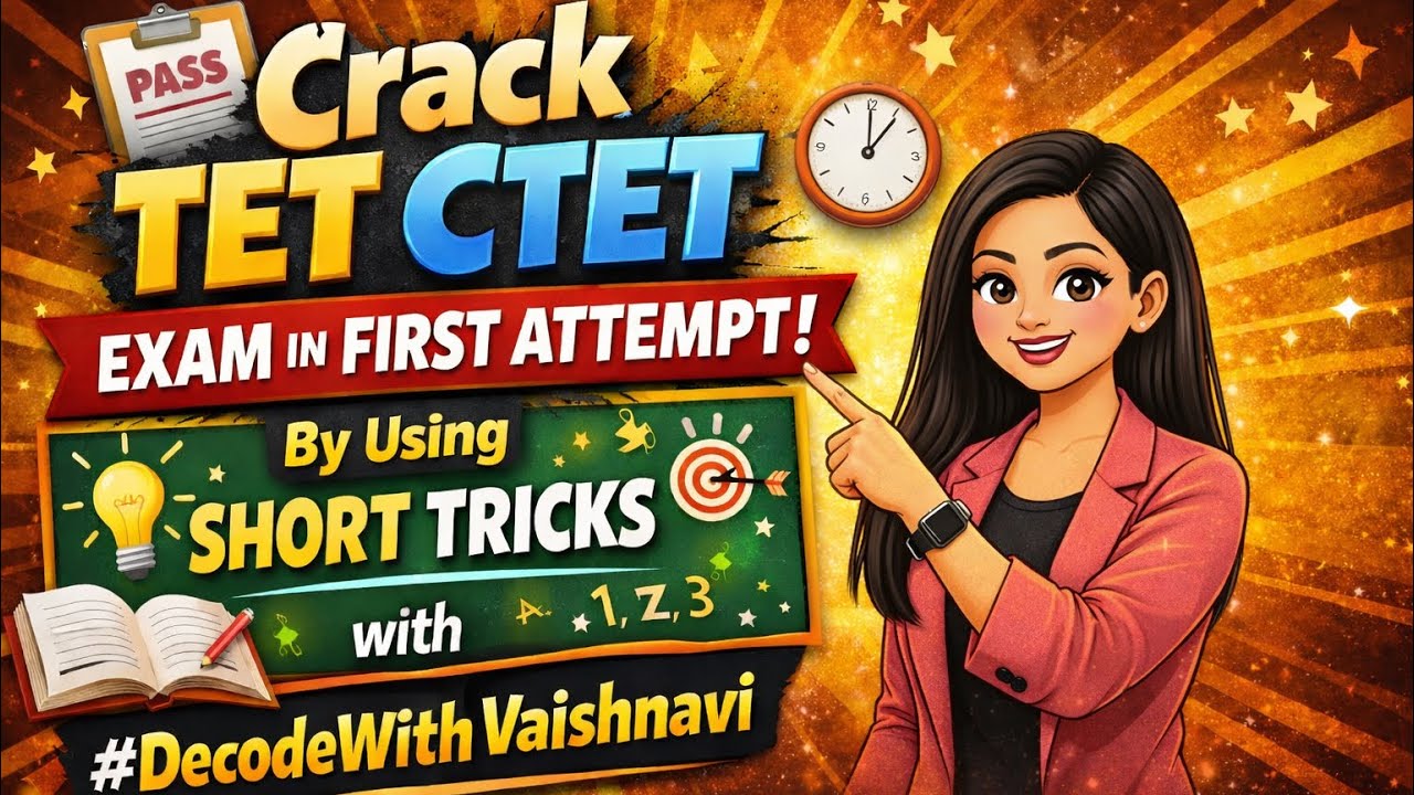 Decode TET CTET Easily ✨ | Fastest Short Tricks for Selection 