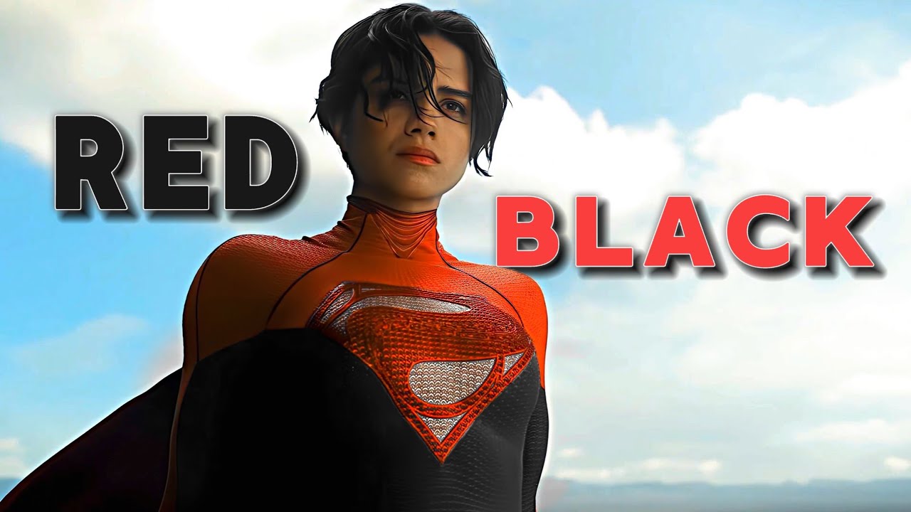 Supergirl having a Red and Black Suit - The Flash (2023)