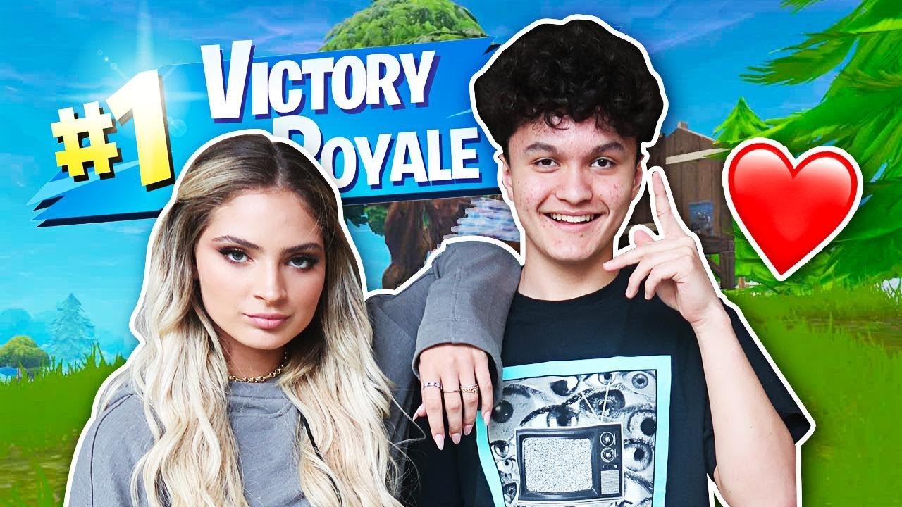 I Carried my Girlfriend to a WIN on Fortnite