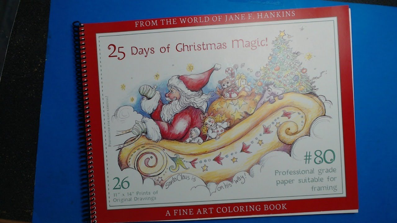 It MUST be a Coloring Sunday ~ Color & Chat with CLAldridgeArt - Jane F. Hankins Christmas Magic (5)