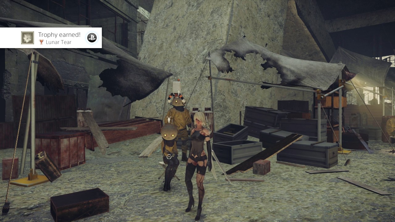 NieR Automata - Buying Trophies ( Buy Trophy Achievemnts With In-game money )