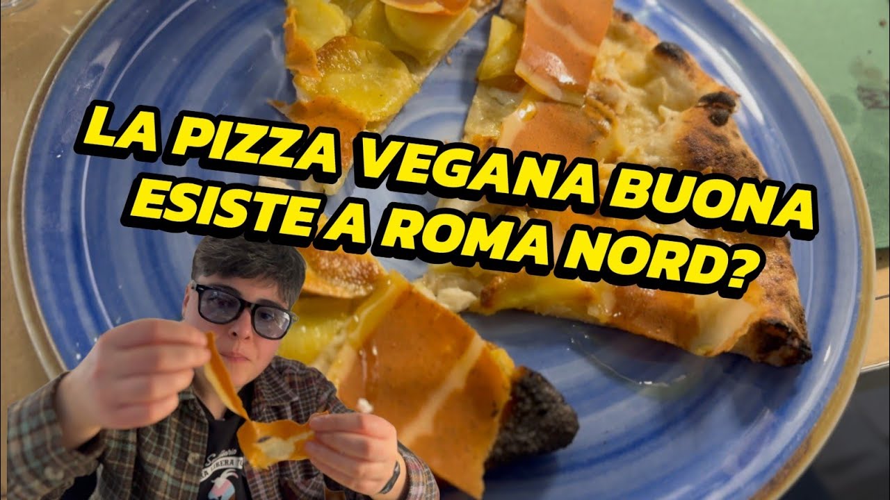 PIZZA con PROSCIUTTO VEGANO a ROMA BALDUINA | COATTA VEGANA