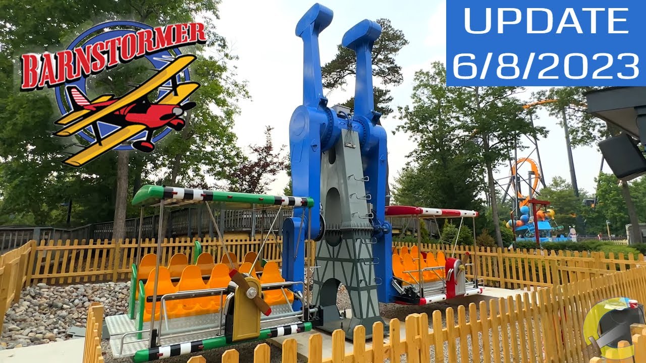 Barnstormer is Nearing Completion!! (Barnstormer Update #4)- Six Flags Great Adventure, Jackson, NJ