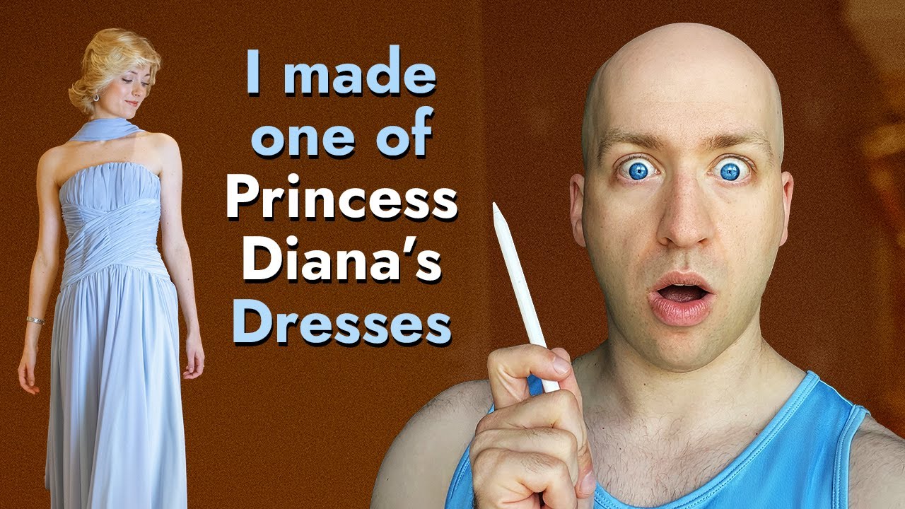 I made a PRINCESS DIANA dress PART 1: Cannes
