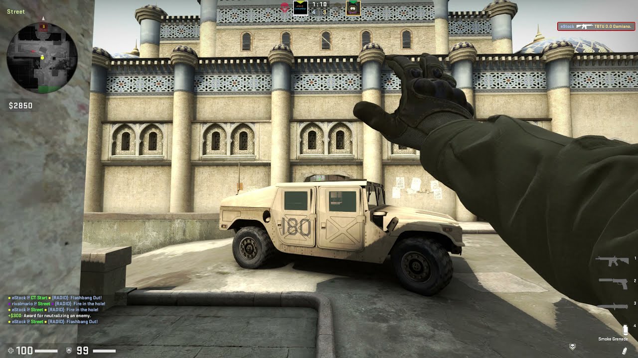 FUN CSGO SHORT DUST - wingman competitive gameplay 1080p - Chillout Gaming