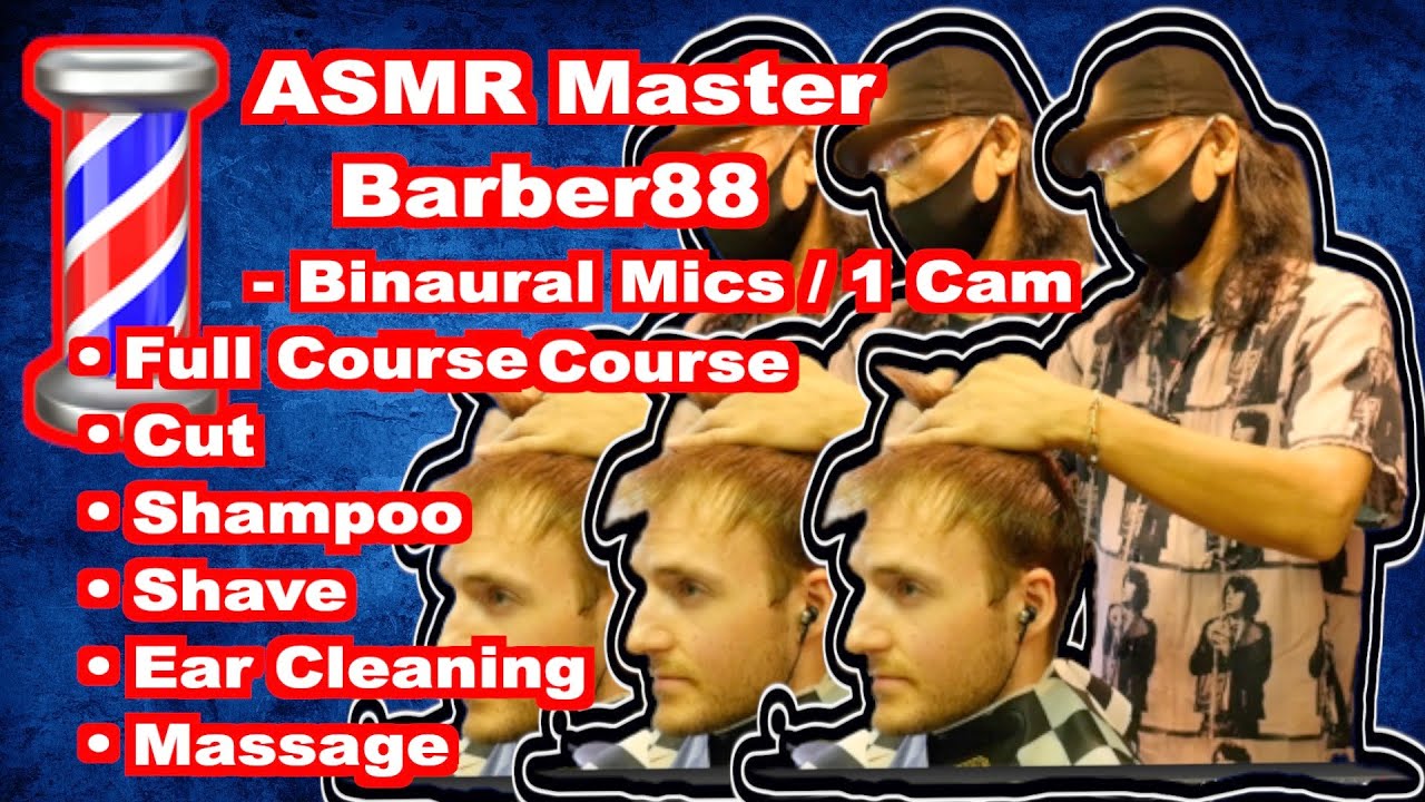 ASMR Barber88 - Edward's First Visit [Full course]