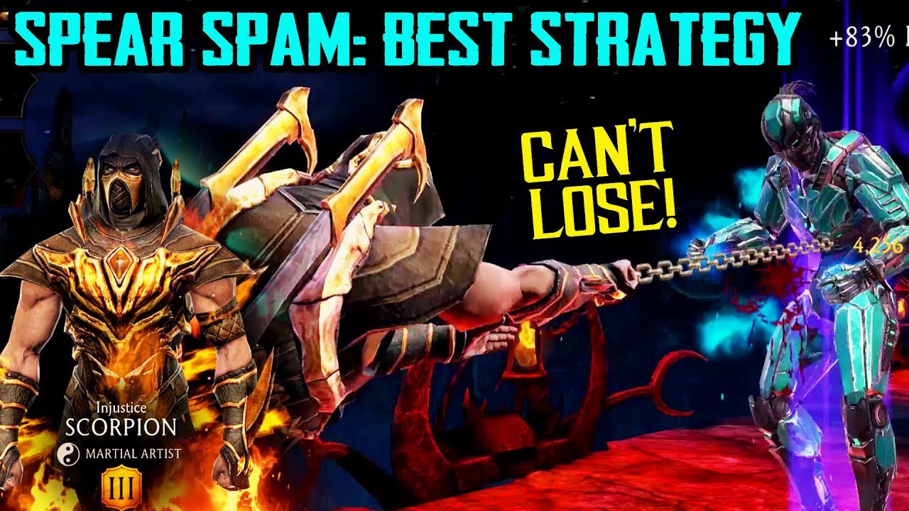 MK Mobile. Scorpion Team vs. Sub-Zero Triborg Challenge. Is Injustice Scorpion the Worst Scorpion?
