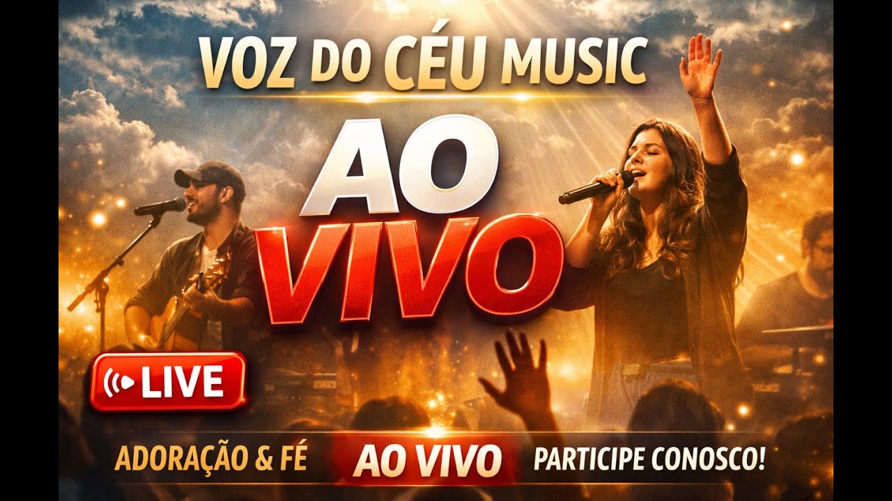 🔴 AO VIVO AGORA | Voz do Céu Music – Louvor, Adoração e Palavra que Edifica