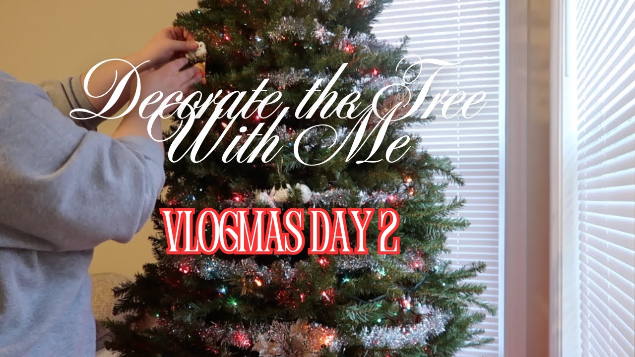 Украшаем вместе мою рождественскую елку! 🎄❤️ | VLOGMAS День 2