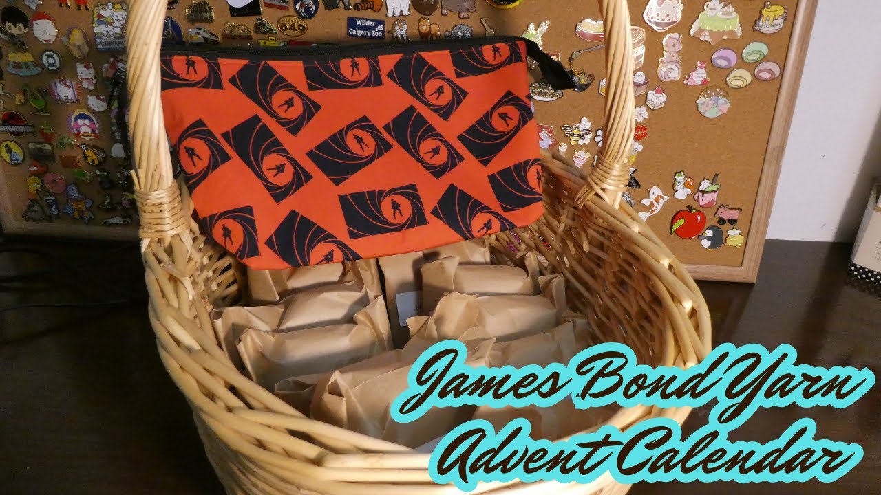 Stitches and Stories: James Bond Yarn Advent Calendar - Dress Reveal