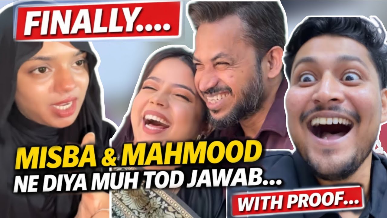 FINALLY🔴 Misba & Mahmood Ne Nida Ko Diya Muh Tood Jawab | With Proof🔴 Khud Dekhlo | Sufiyan Khan 