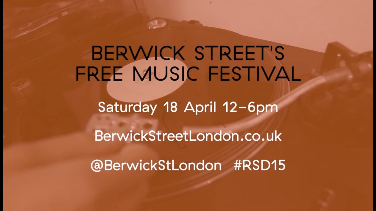 Save The Date - Berwick Street Record Store Day 2015