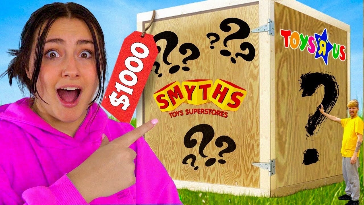 Unboxing 100 Mystery Toys in 24 Hours