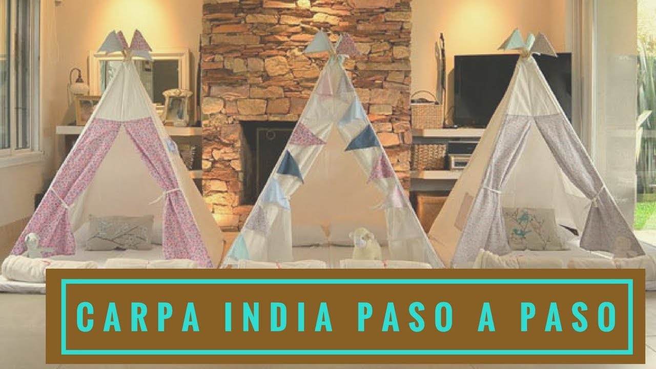 COMO HACER UN TEEPEE O CARPA ESTILO INDIO | Empo | EP. 25