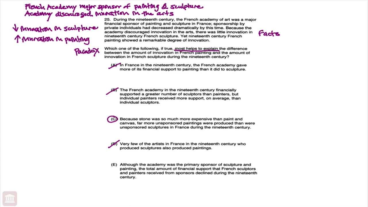 June 2007 LSAT LR1 Q25