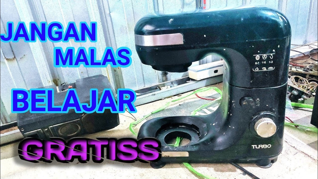 Cara Bongkar Gear Box Mixer Turbo
