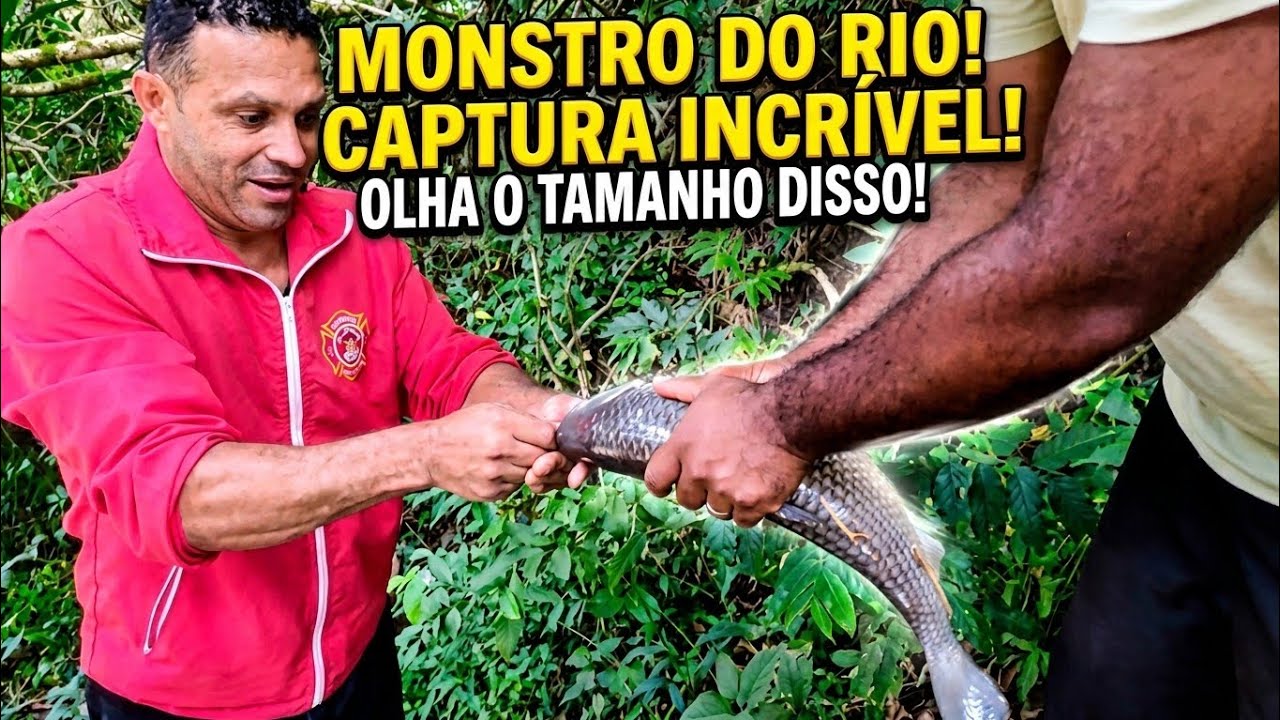 OS PIAUÇU NÃO PARA DE SAIR! OQUE SERÁ QUE TA ACONTECENDO NESSE RIO!