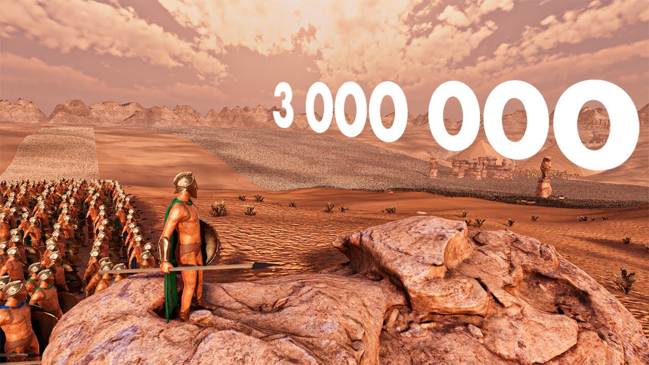 300.000 SPARTANS vs 3.000.000 PERSIANS | Ultimate Epic Battle Simulator 2 | UEBS 2