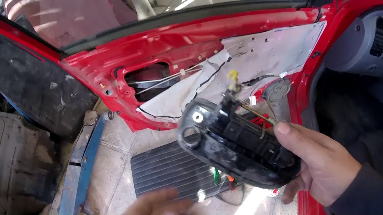 Hyundai Accent  How to replace outside car door handle