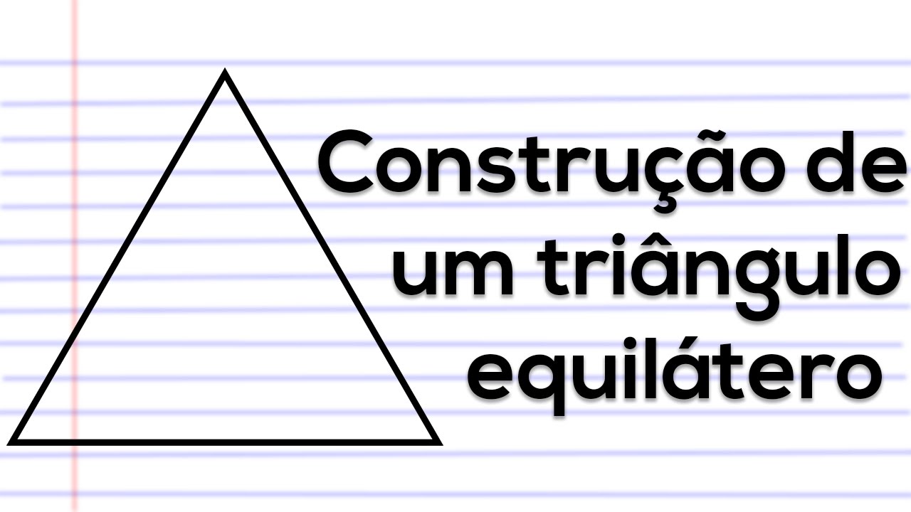 Desenho Técnico #3.10.1 -  Construção de um triângulo equilátero