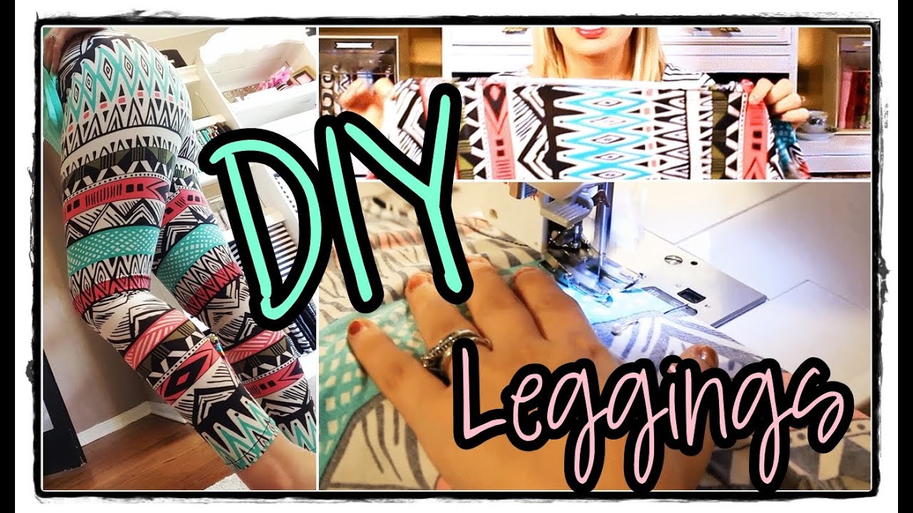 DIY Sewing Tutorial How to Make Leggings EASY