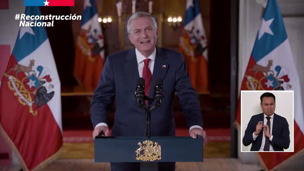 Presidente Jos&eacute; Antonio Kast realiza su primera Cadena Nacional