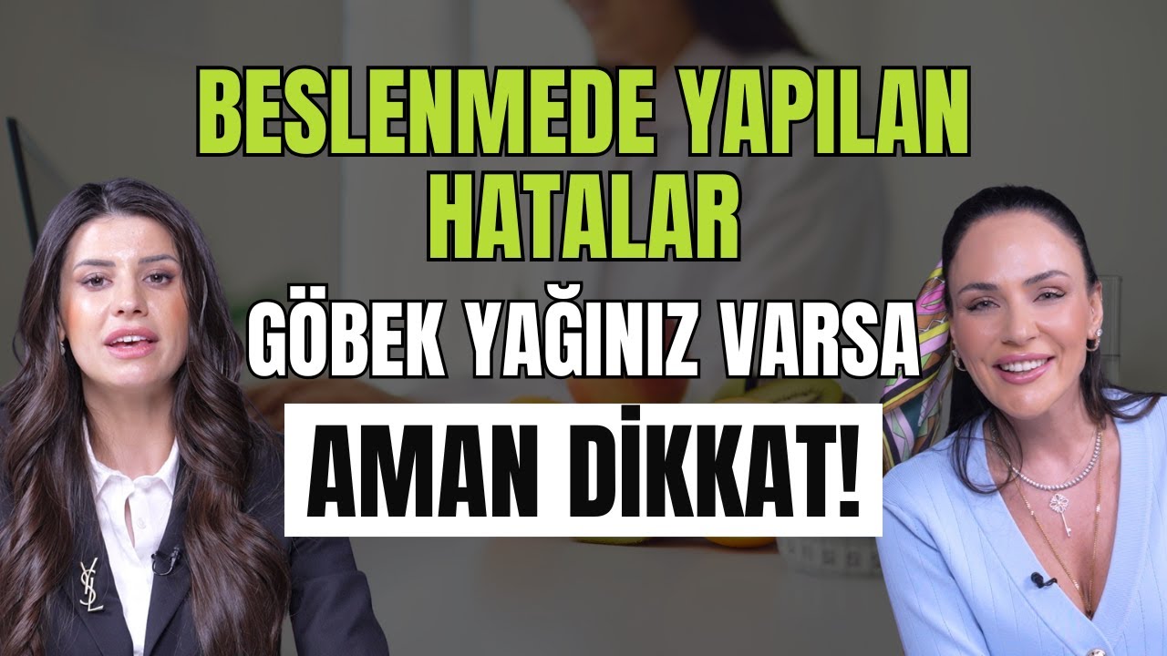 Hızlı göbek yağı eritmek için ne yapılmalı? | Diyetisyen Hatice Nur Ege | Buket Aydın #sağlıklıyaşam