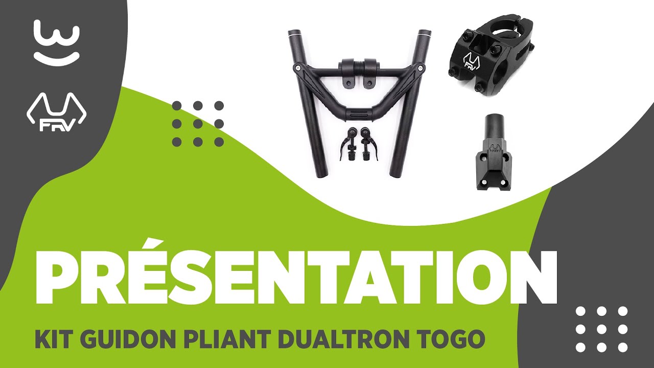Pr&eacute;sentation : Kit guidon pliant Dualtron Togo