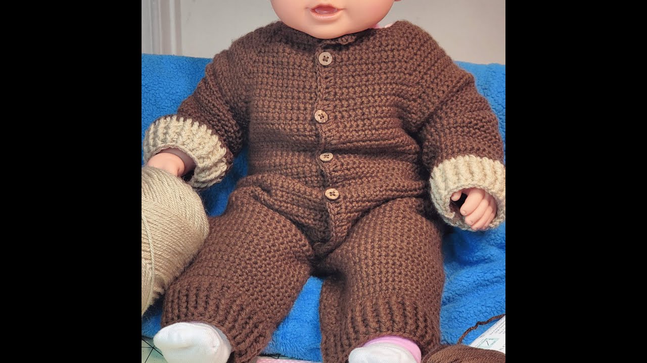 Mameluco o enterito a crochet